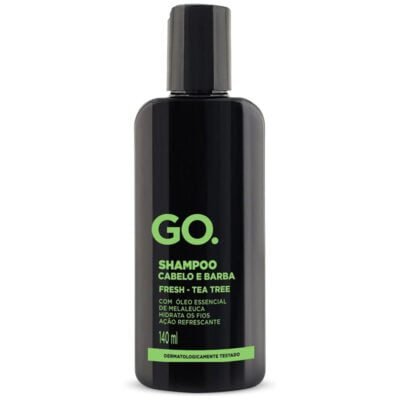 Shampoo GO. para barba e cabelo para homem