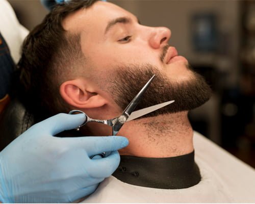 Cara de Macho, barba bem feita e aparada no barbeiro