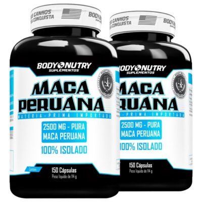 Maca Peruana Body Nutry, pote 150 cápsulas – Suplemento para Homens e Mulheres - cara de macho