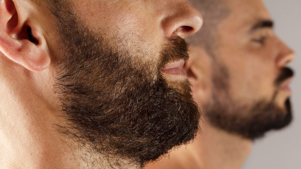Corrigir e preencher a barba falhada