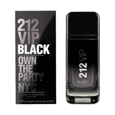 Perfume masculino 212 Vip Black Carolina Herrera para homens elegantes