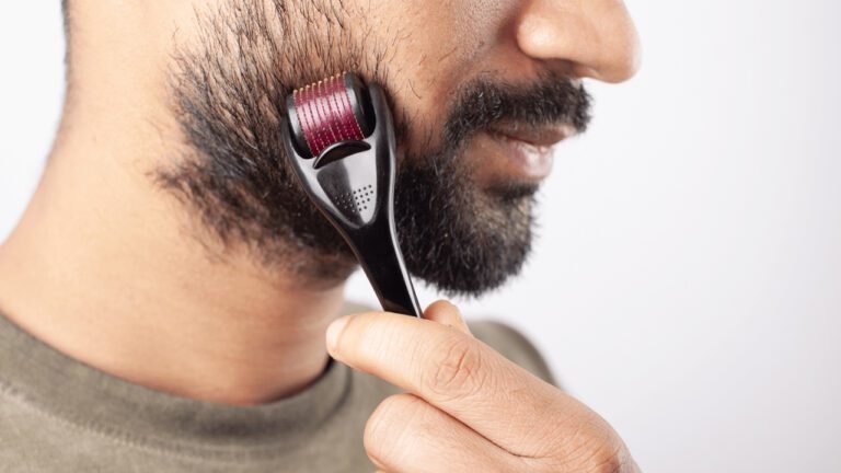 DERMAROLLER para barba tratamento
