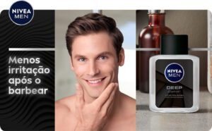 pós-barba com Loção Pós Barba Deep NIVEA MEN