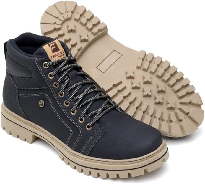 Bota Coturno Botina Masculina Tratorada Confortável
