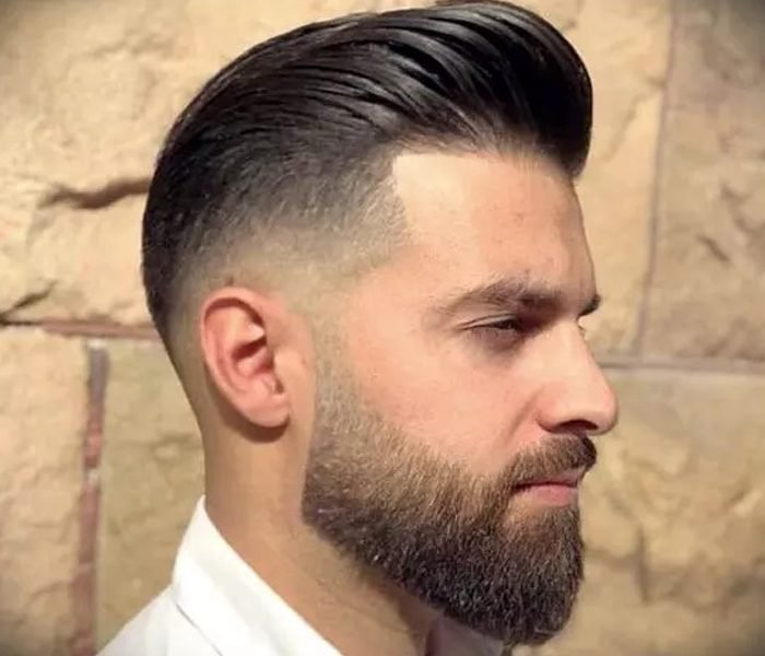 Barba degradê (fade beard)