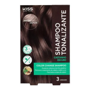 KISS NEW YORK Color Change Shampoo - Shampoo Tonalizante Castanho Escuro comprar
