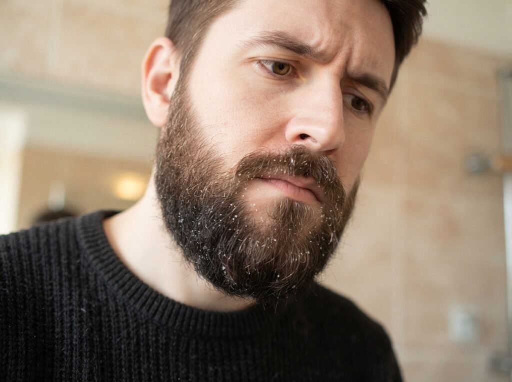 Erros comuns que pioram a coceira e a caspa na barba